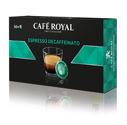 cafe royal decaf coffee pods