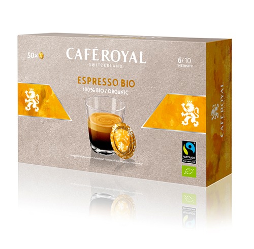 Cafe royal espresso bio coffee pods